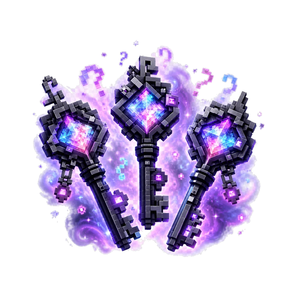 Mystery Keys x3 product artwork